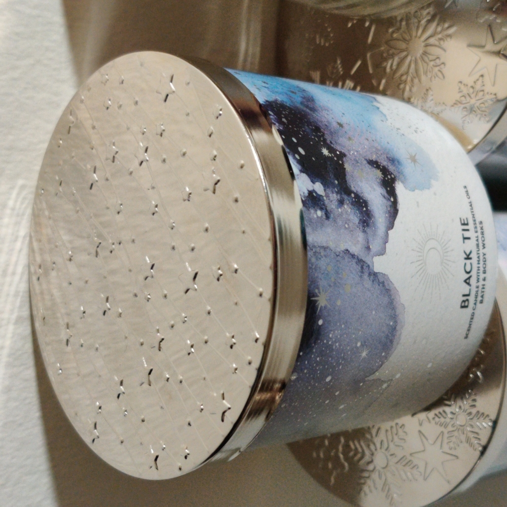 COPY black tie- Bath & body 3 wicked candles